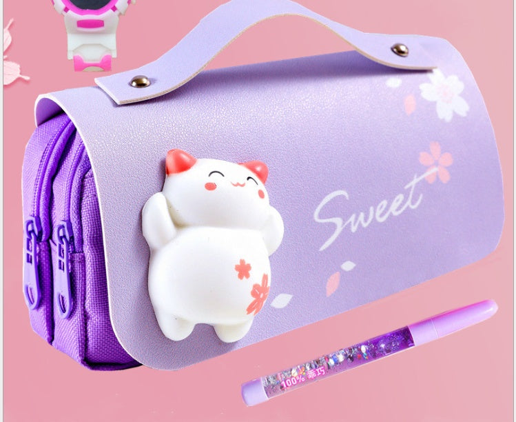 Simple Large-Capacity Stationery Box - Burgeon Bizz