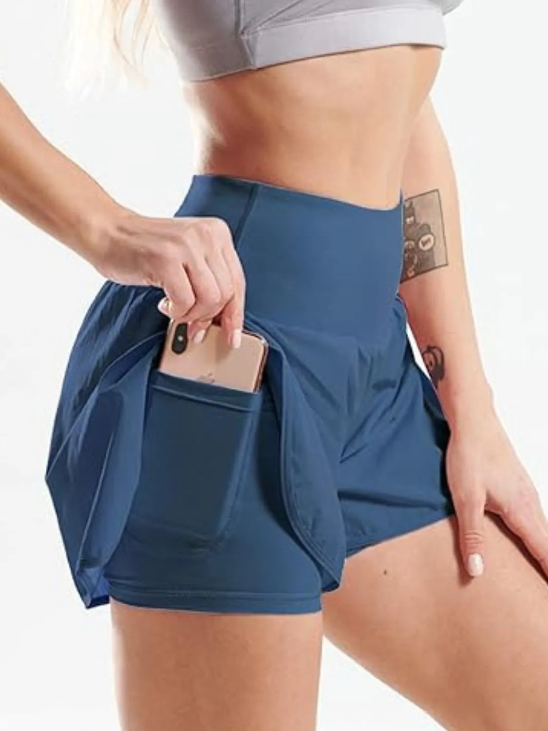 High Rise Active Shorts Women