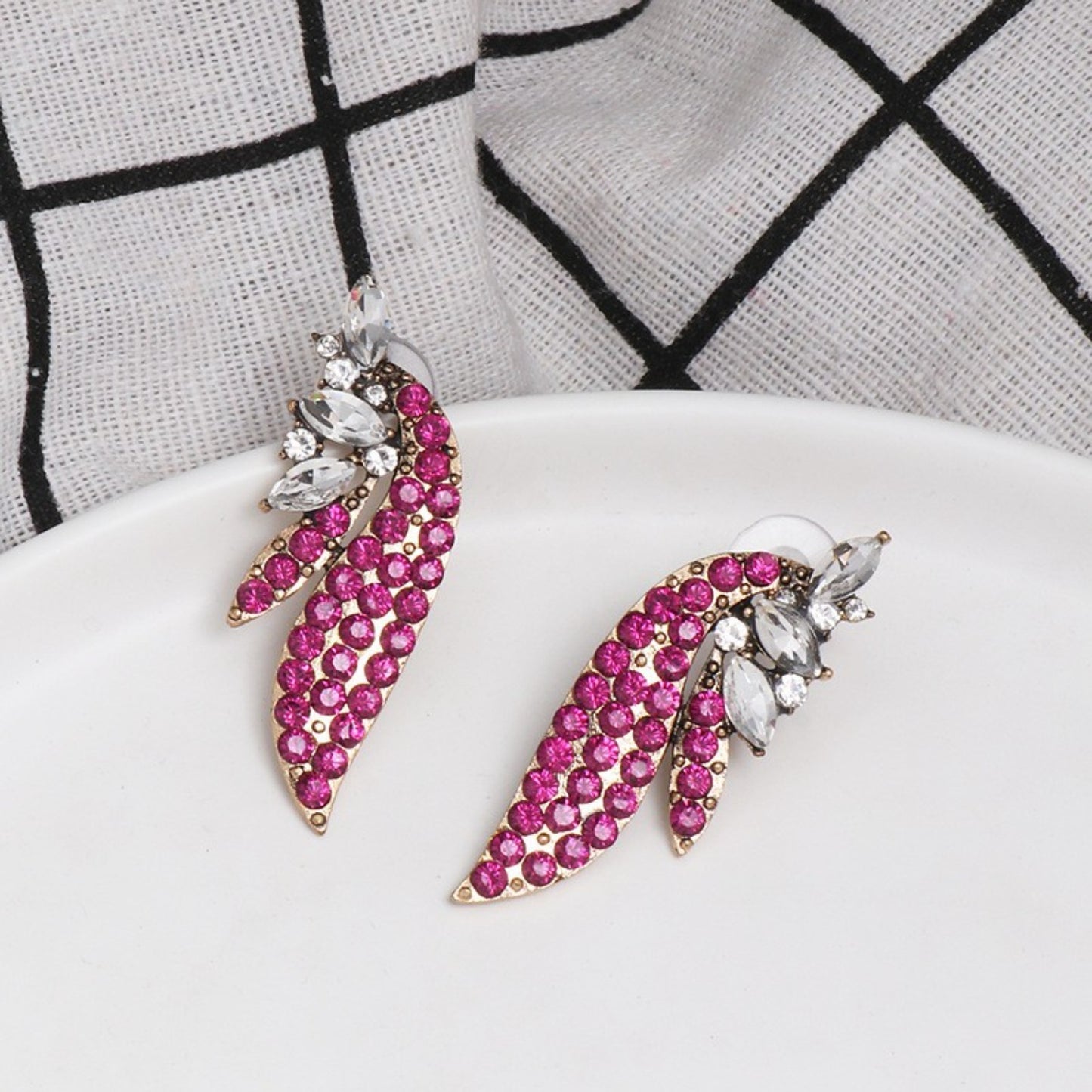 Stone Earrings Studs
