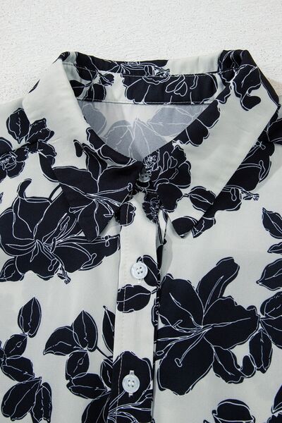 Floral Puff Sleeve Shirt