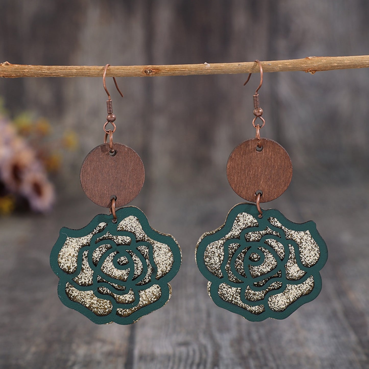 Rose Shape Earrings