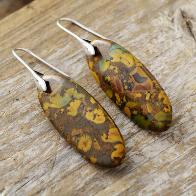 Natural Stone Dangle Earrings