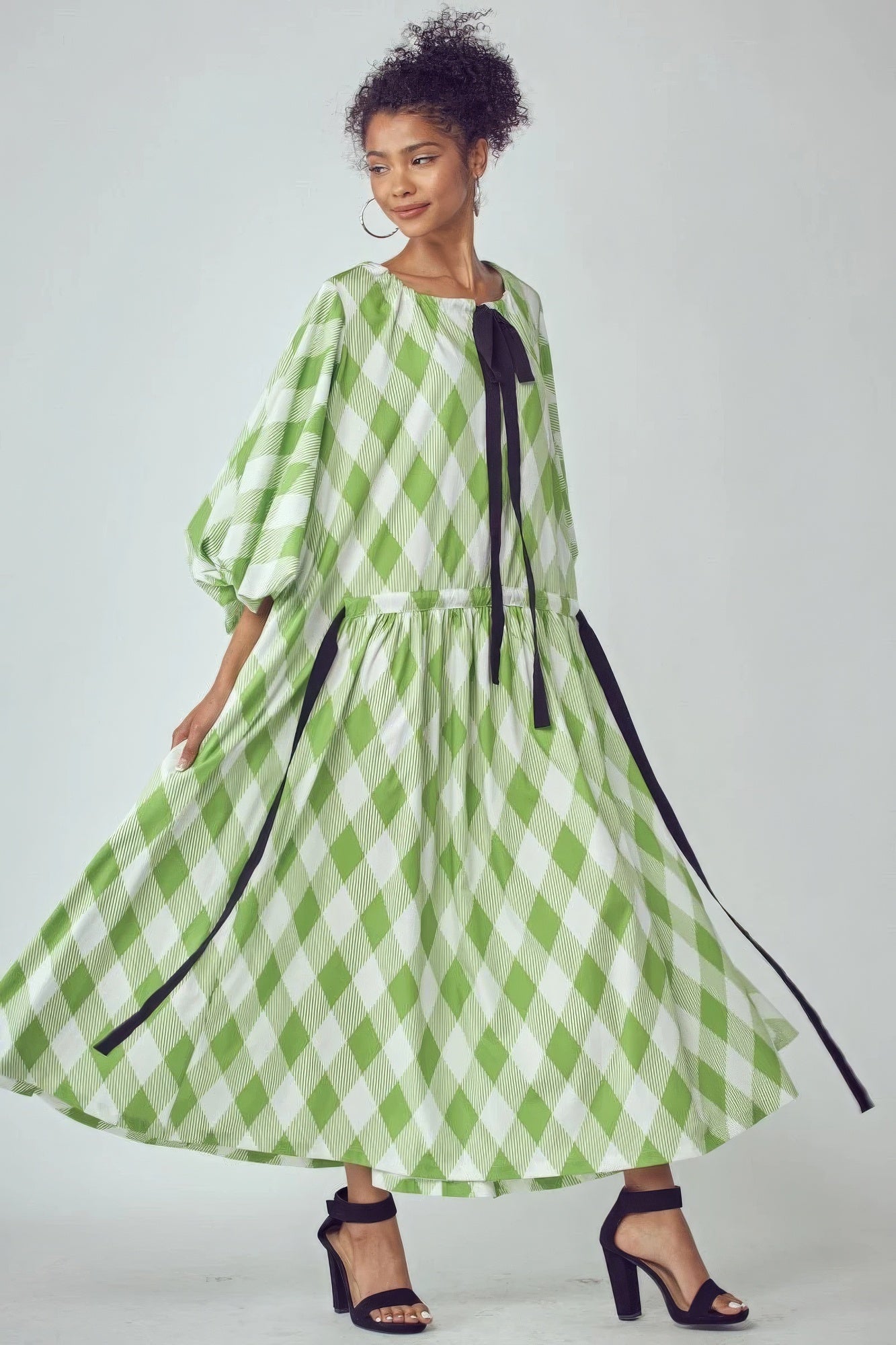 Green Pocket Dress