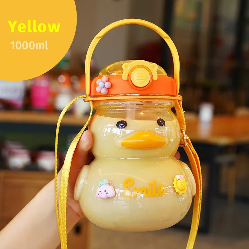 Duck Shaped Water Bottle