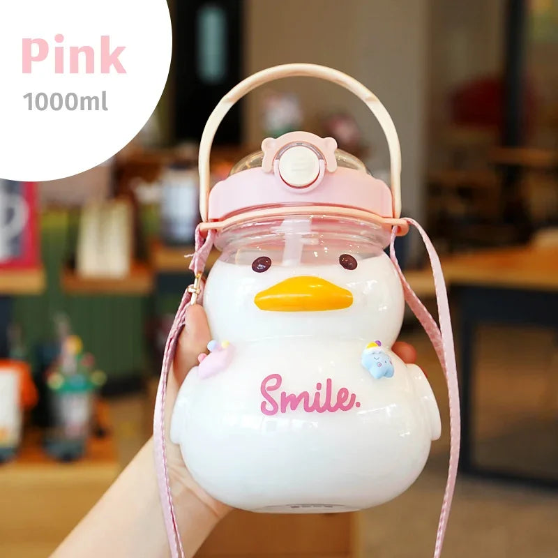 Duck Shaped Water Bottle