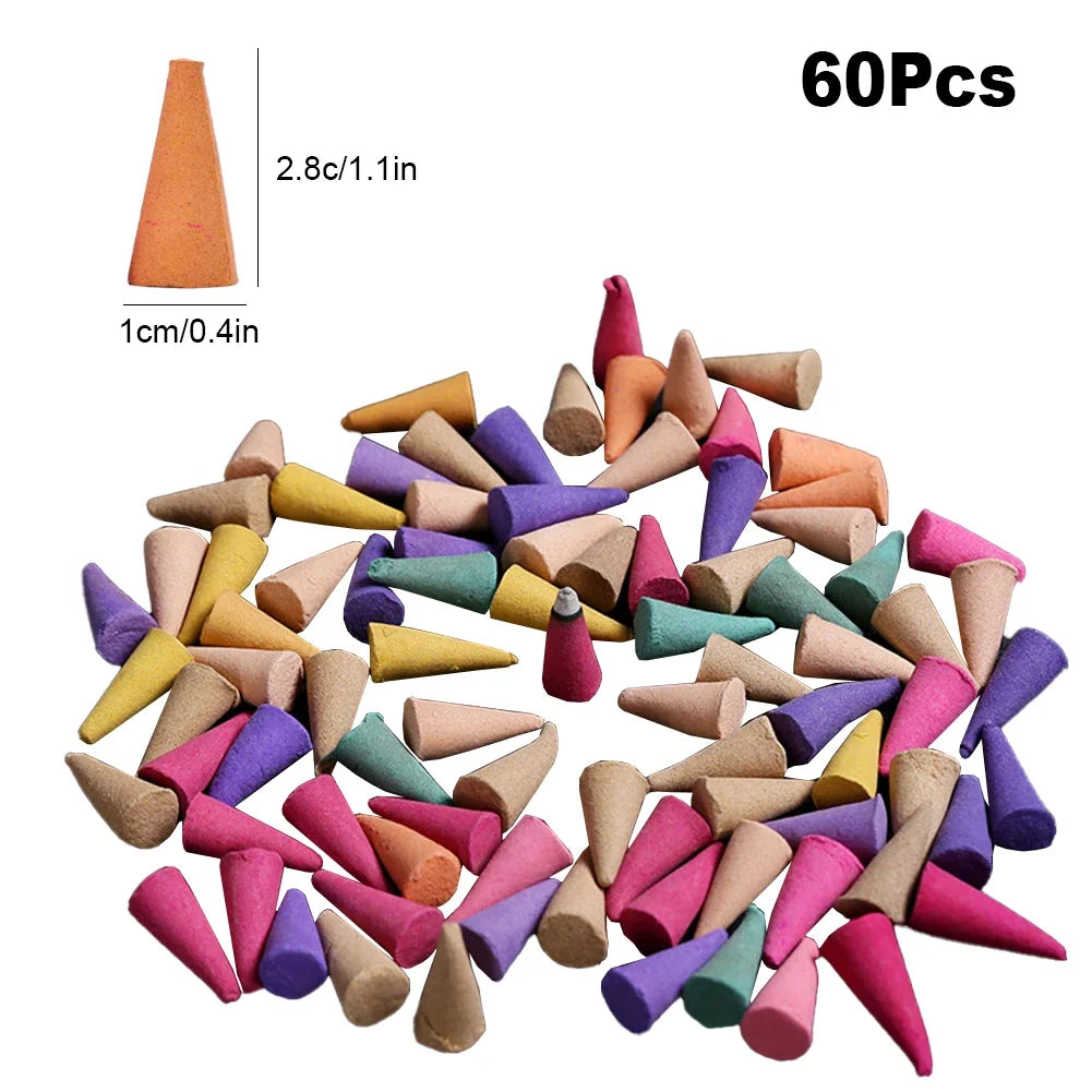 Colorful Incense Cones