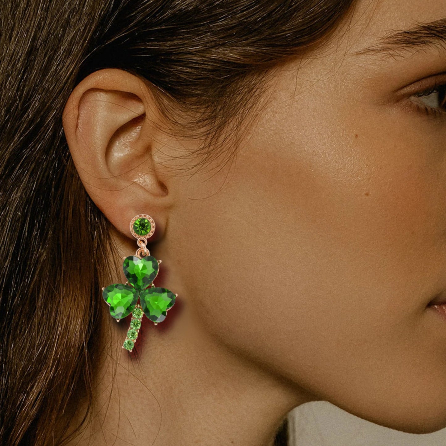 Rhinestone Dangle Earrings