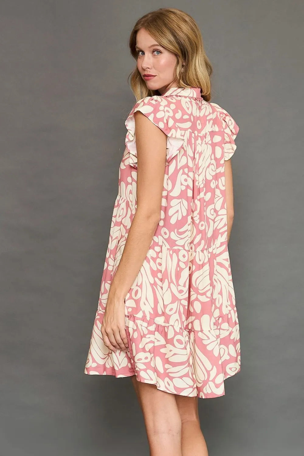 Umgee Ruffled Mini Dress