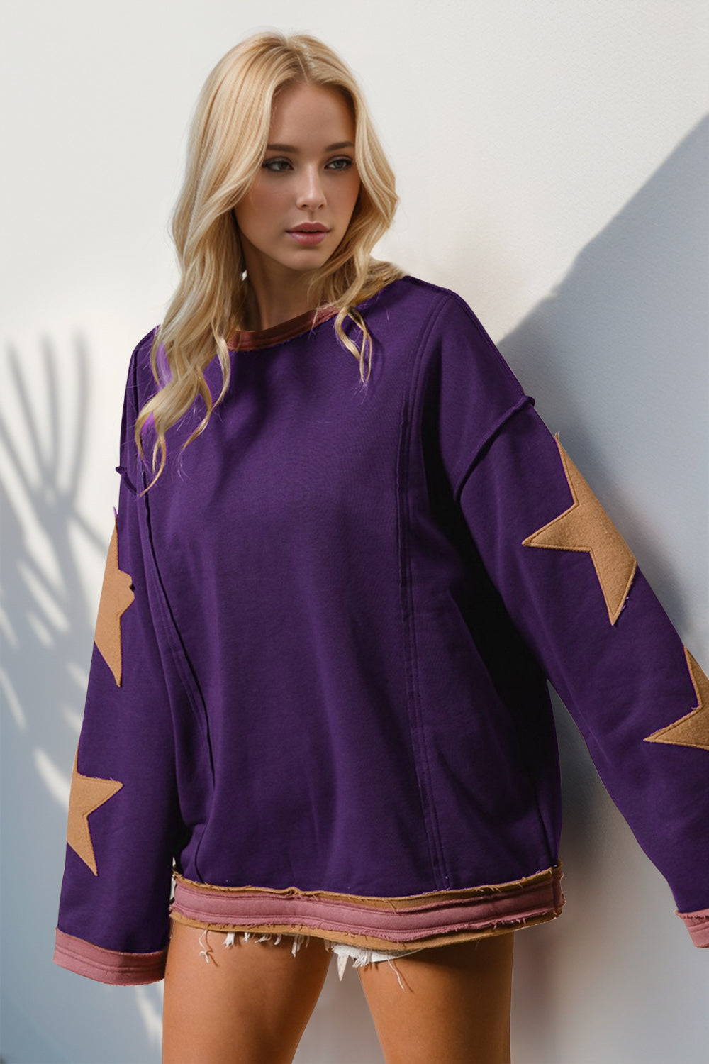 Star Patch Sweatshirt