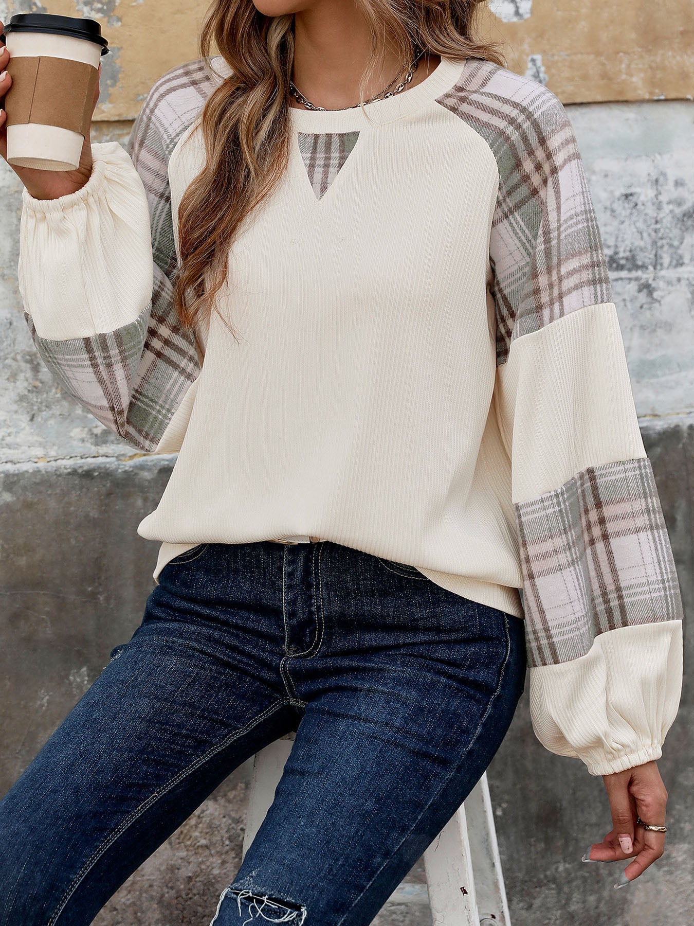 Perfee Long Sleeve Sweatshirt