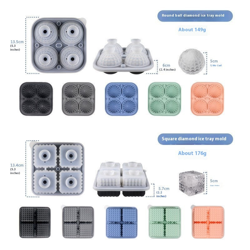 Silicone Whiskey Ice Cube Tray