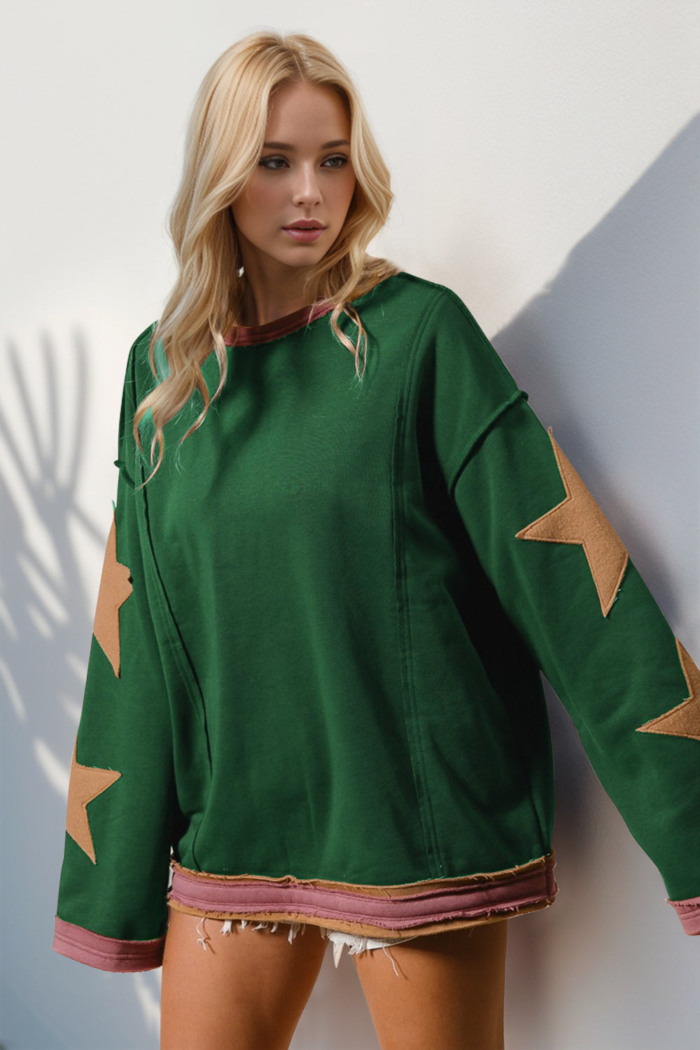 Star Patch Sweatshirt