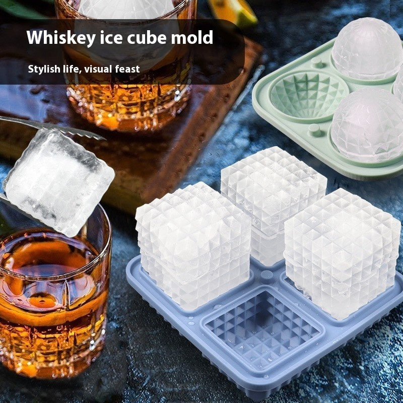 Silicone Whiskey Ice Cube Tray