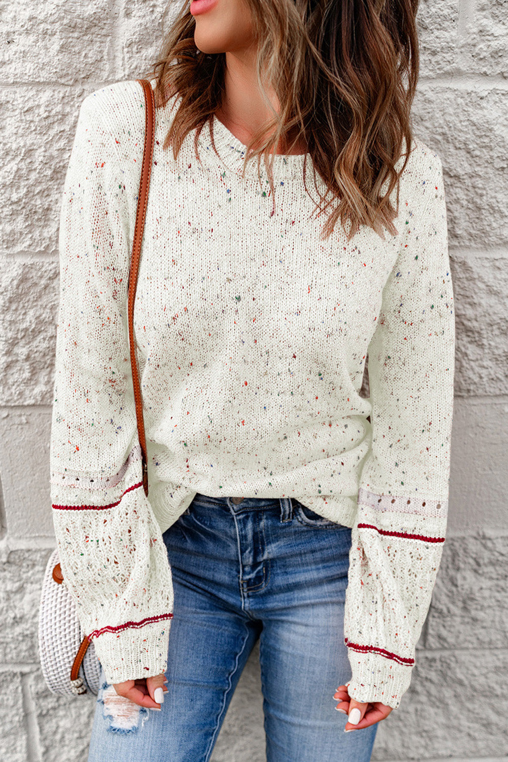 Round Neck Long Sleeve Sweater