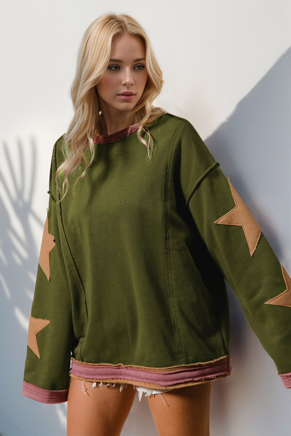 Star Patch Sweatshirt