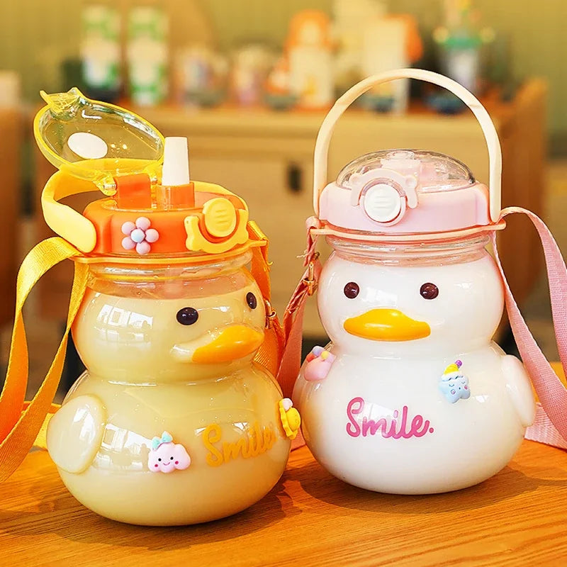 Cute Duck Shaped Water Bottle