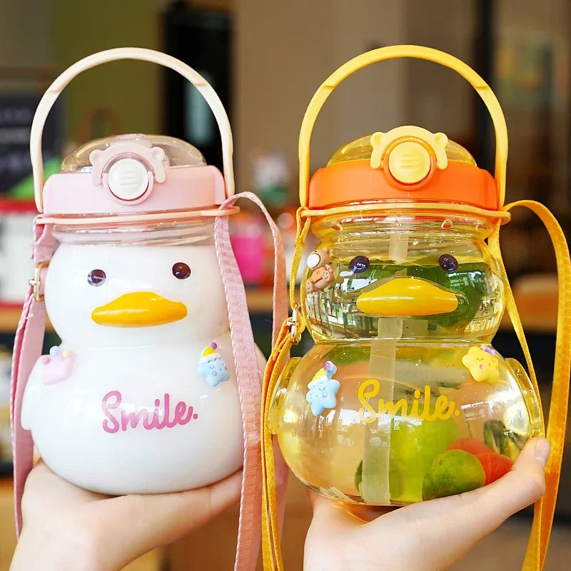 Cute Duck Shaped Water Bottle