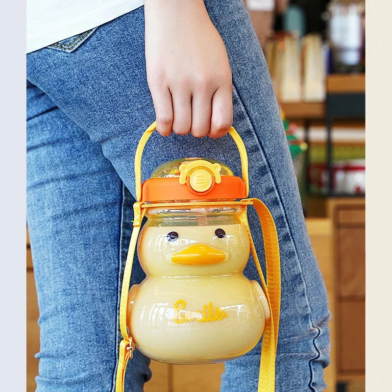 Cute Duck Shaped Water Bottle