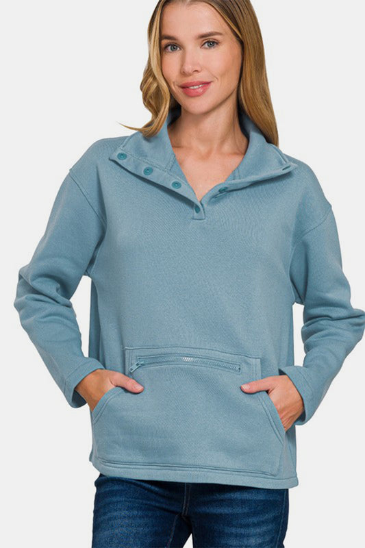 Zenana Fleece Sweatshirt