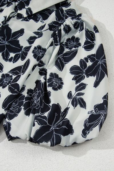 Floral Puff Sleeve Shirt