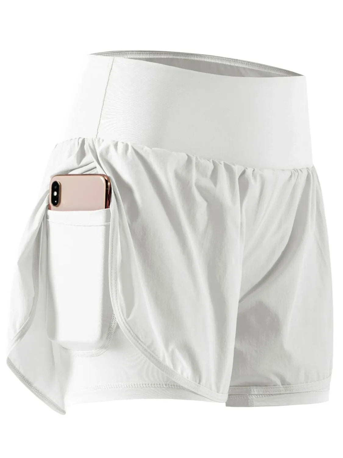 High Rise Active Shorts Women