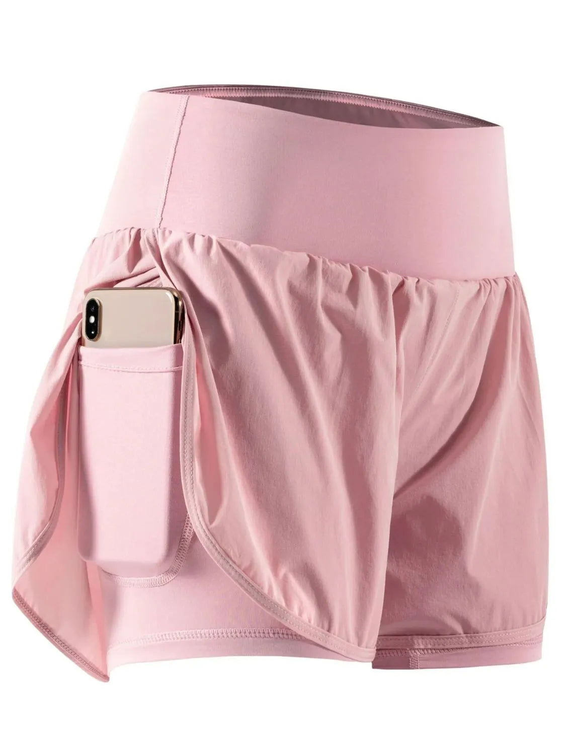 High Rise Active Shorts Women